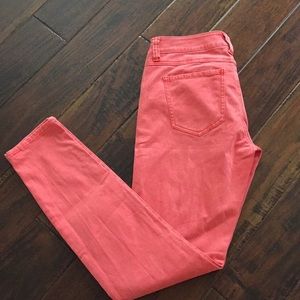 Gorgeous coral colored slim pant by CAbi, size 4